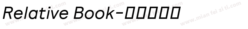 Relative Book字体转换